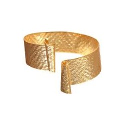 Bracciale in rame placcato oro