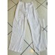 Pantalone bianco in lino - Sartoria Positano