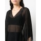 PONCHO CORTO IN TULLE BLACK Fisico