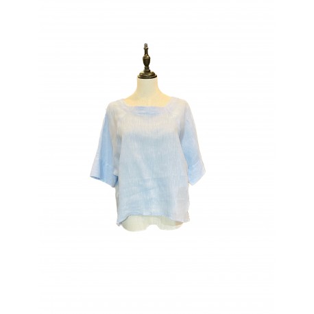 Blusa maniche raglan di Cento Lino donna