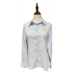 Camicia collo coreano di Cento Lino Donna